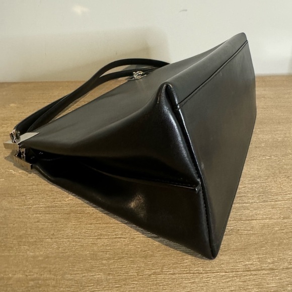 Salvatore Ferragamo Black Leather Shoulder Bag | Good Used Condition - Picture 8 of 14